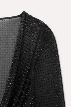 TOP TUL STRASS