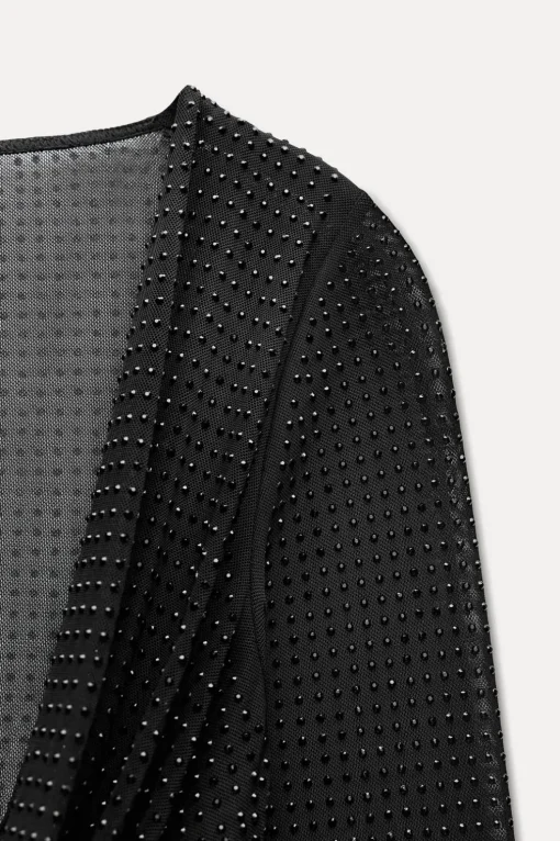 TOP TUL STRASS