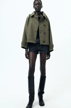 TRENCH CORTO CAPUCHA ZW COLLECTION