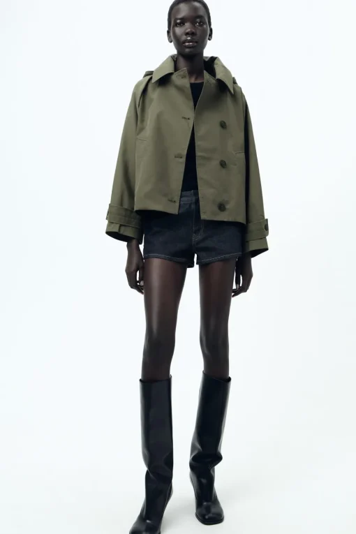 TRENCH CORTO CAPUCHA ZW COLLECTION