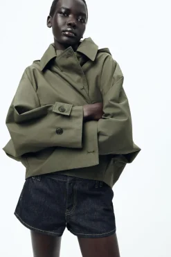 TRENCH CORTO CAPUCHA ZW COLLECTION