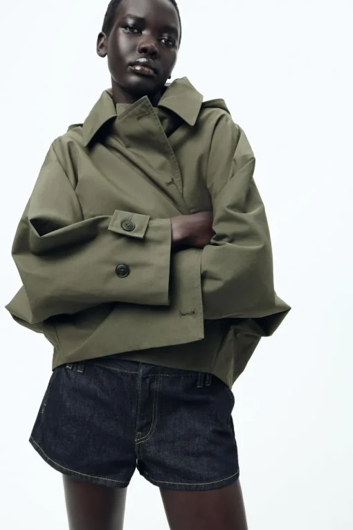 TRENCH CORTO CAPUCHA ZW COLLECTION
