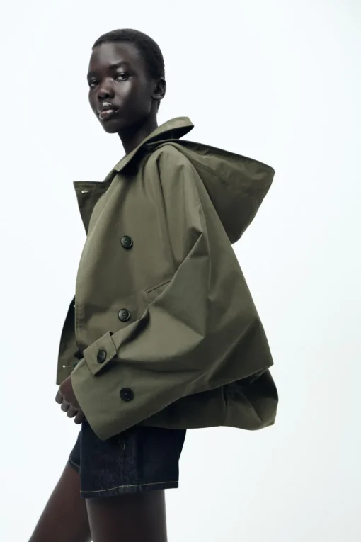 TRENCH CORTO CAPUCHA ZW COLLECTION