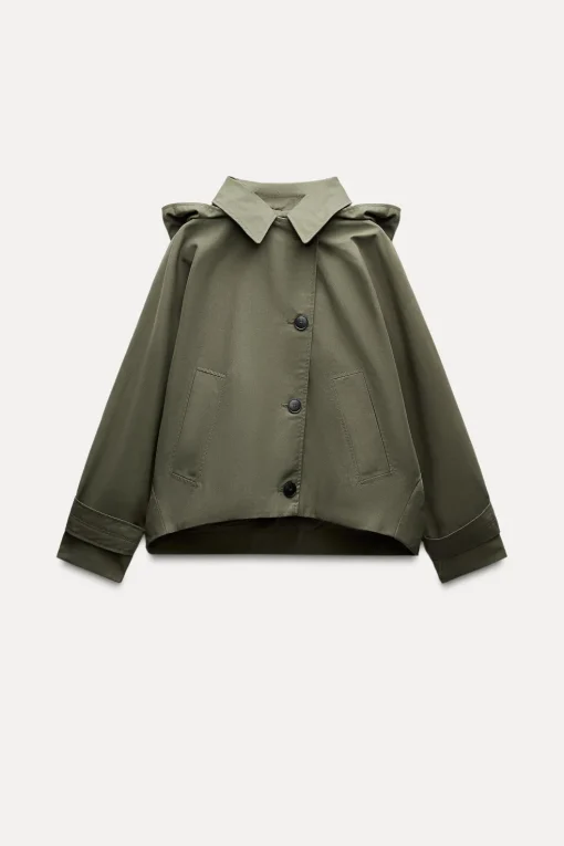 TRENCH CORTO CAPUCHA ZW COLLECTION