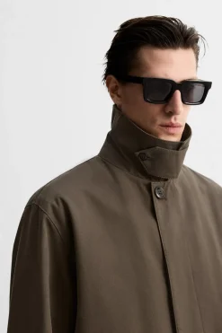 TRENCH EFECTO ENCERADO