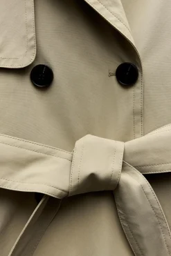 TRENCH MIDI CINTURÓN WATER REPELLENT