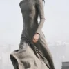 VESTIDO ASIMÉTRICO TEXTURA