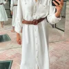 VESTIDO CAMISERO CINTURÓN