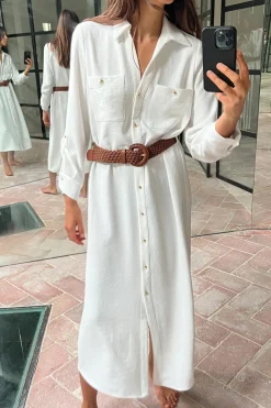 VESTIDO CAMISERO CINTURÓN