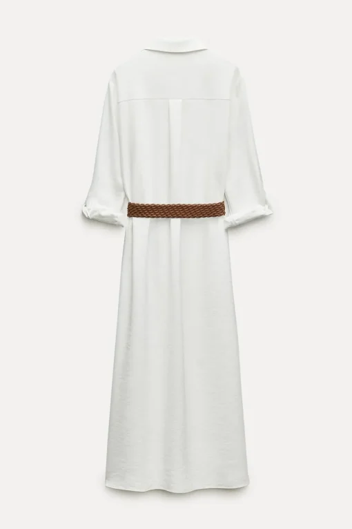 VESTIDO CAMISERO CINTURÓN