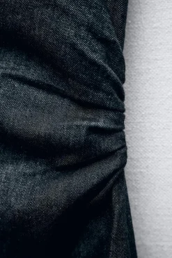 VESTIDO CAMISERO ENTALLADO MIDI