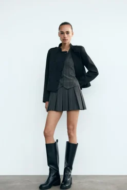VESTIDO CHALECO RAYAS TABLAS