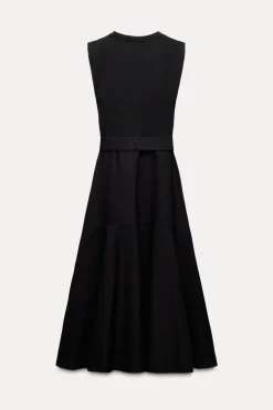 VESTIDO COMBINADO CINTURÓN