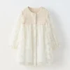 VESTIDO COMBINADO CROCHET Y BORDADOS
