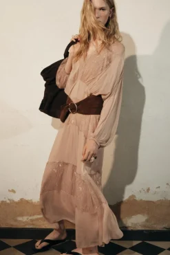 VESTIDO COMBINADO ENCAJE ZW COLLECTION