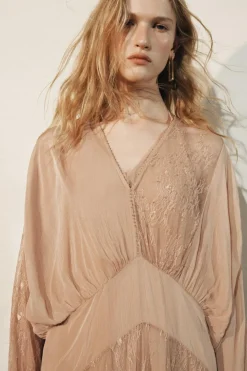 VESTIDO COMBINADO ENCAJE ZW COLLECTION