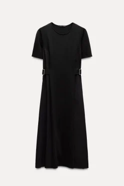 VESTIDO COMBINADO HEBILLAS