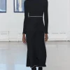VESTIDO COMBINADO PESPUNTES