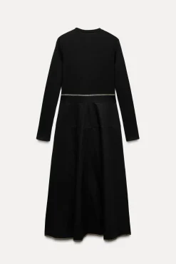 VESTIDO COMBINADO PESPUNTES