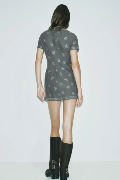VESTIDO CORTO BRILLOS ZW COLLECTION