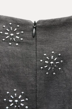 VESTIDO CORTO BRILLOS ZW COLLECTION