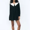 VESTIDO CORTO CUELLO BOBO