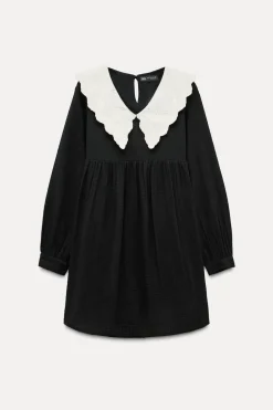VESTIDO CORTO CUELLO BOBO