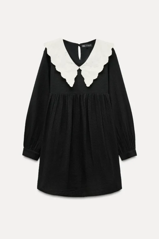VESTIDO CORTO CUELLO BOBO