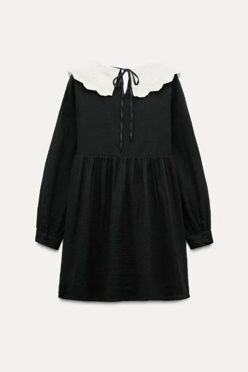 VESTIDO CORTO CUELLO BOBO