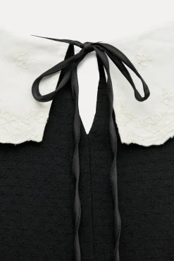 VESTIDO CORTO CUELLO BOBO