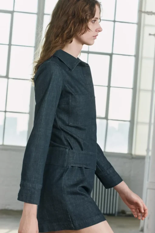 VESTIDO CORTO DENIM ZW COLLECTION