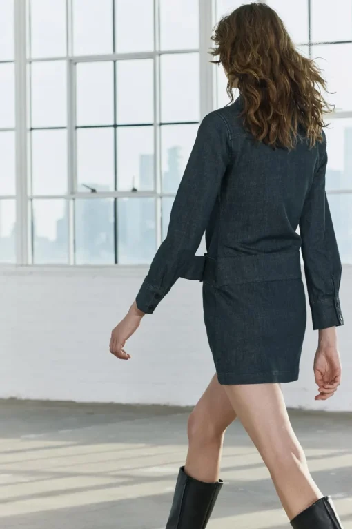 VESTIDO CORTO DENIM ZW COLLECTION