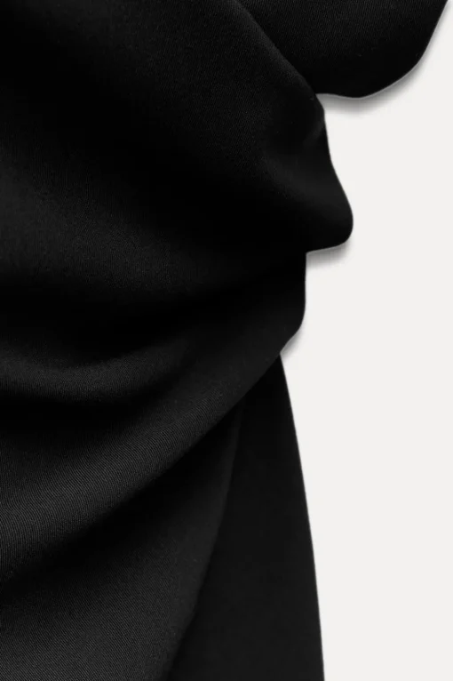VESTIDO CORTO DRAPEADO