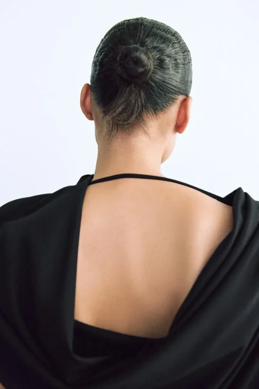 VESTIDO CORTO DRAPEADO