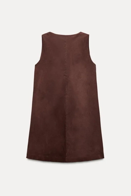 VESTIDO CORTO EFECTO ANTE