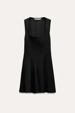 VESTIDO CORTO ESCOTE CUADRADO ZW COLLECTION