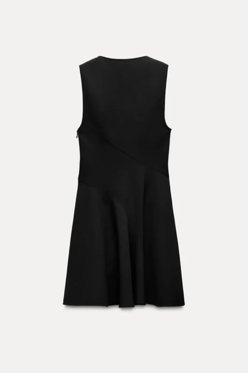 VESTIDO CORTO ESCOTE CUADRADO ZW COLLECTION