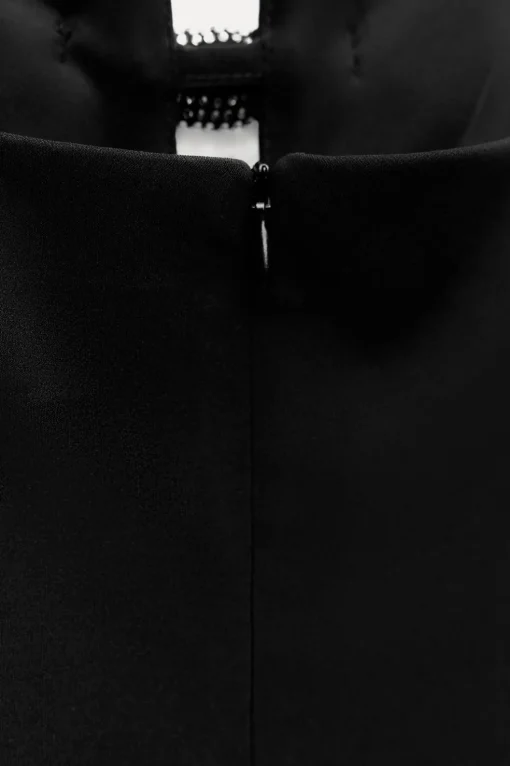 VESTIDO CORTO LAZOS BRILLOS