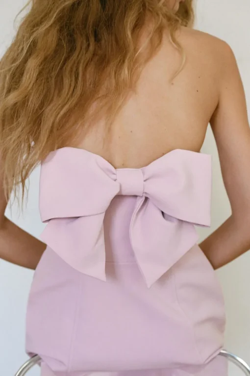 VESTIDO CORTO PALABRA DE HONOR LAZO
