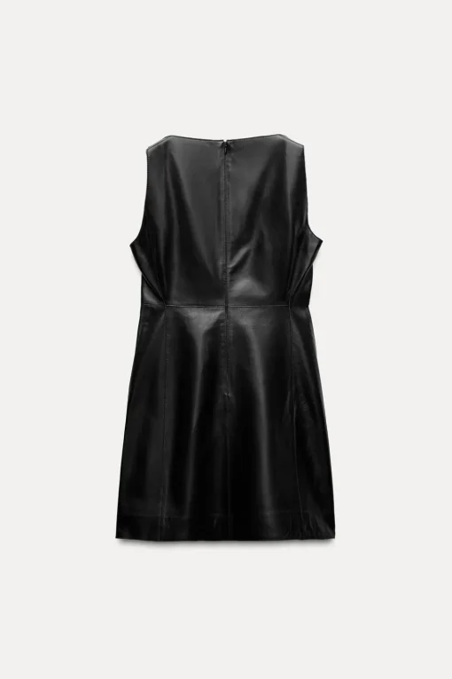 VESTIDO CORTO PIEL 100% ZW COLLECTION