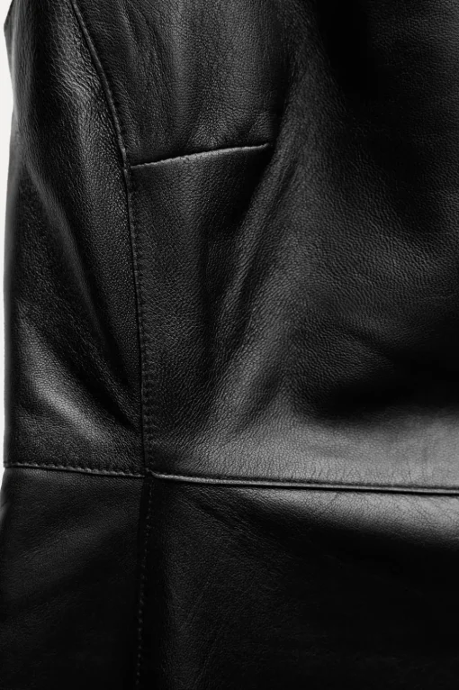 VESTIDO CORTO PIEL 100% ZW COLLECTION