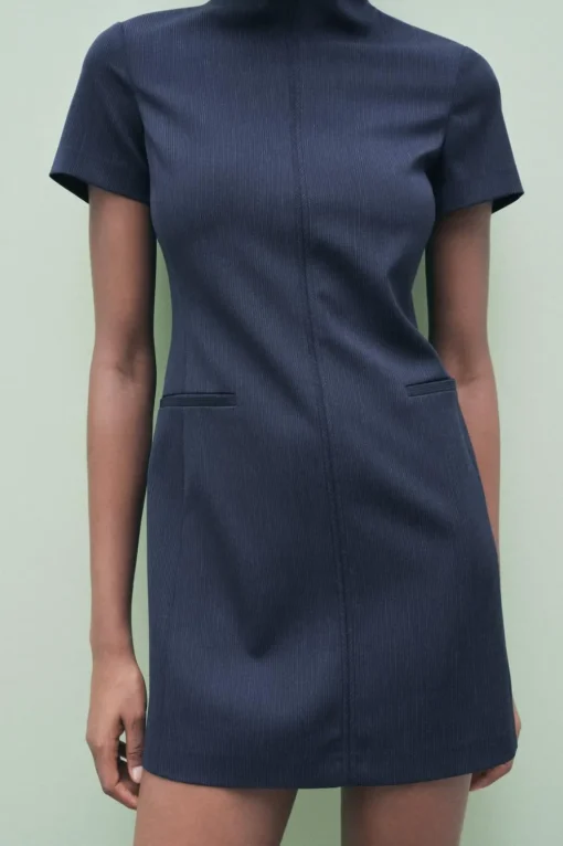 VESTIDO CORTO RAYA DIPLOMÁTICA ZW COLLECTION