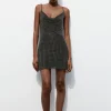VESTIDO CORTO TUL BRILLOS