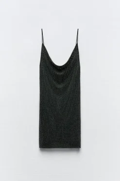 VESTIDO CORTO TUL BRILLOS
