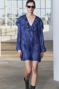 VESTIDO CORTO VOLANTES ZW COLLECTION