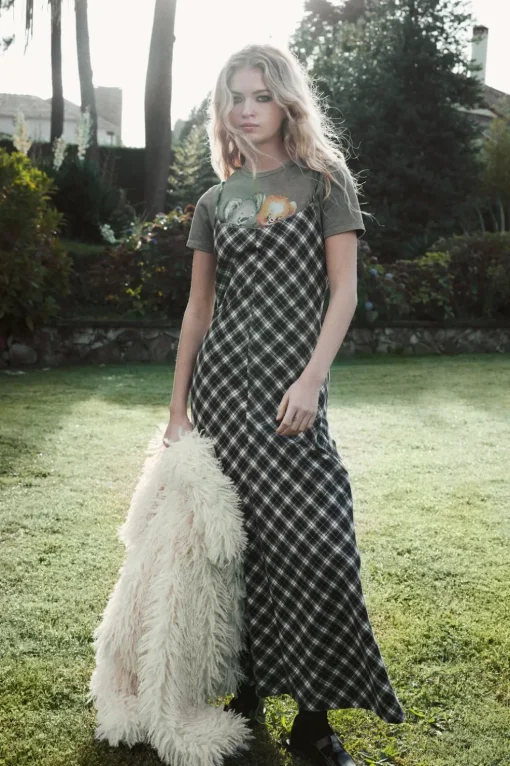 VESTIDO CUADROS FRANELA