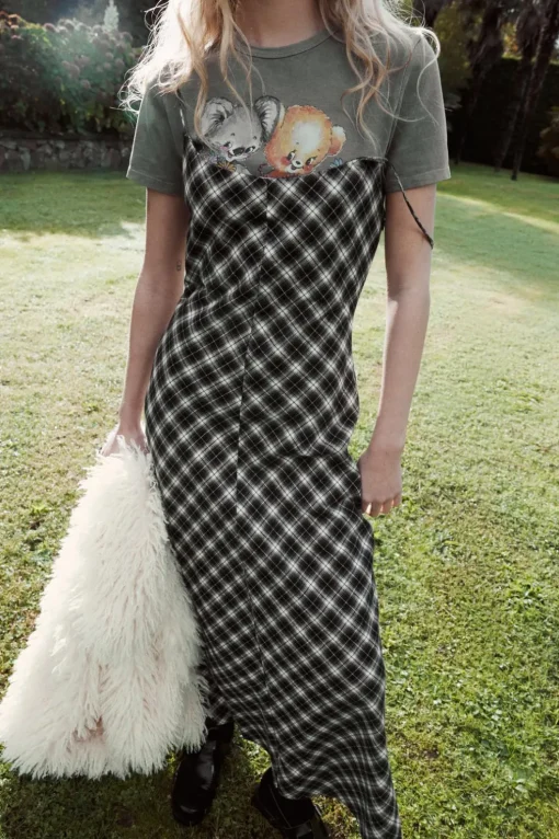 VESTIDO CUADROS FRANELA