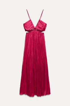VESTIDO CUT OUT EFECTO ARRUGADO