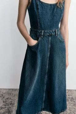 VESTIDO DENIM TRF