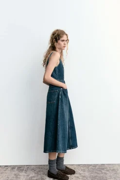 VESTIDO DENIM TRF